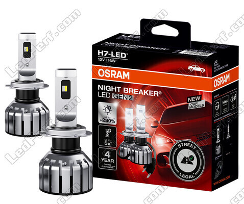 Approved H7 LED Bulbs Osram Night Breaker GEN2 - 64210DWNBG2