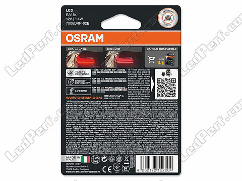 P21W Red LED bulbs Osram LEDriving® SL - BA15s