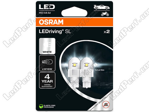 LED bulbs W16W Osram LEDriving® SL White 6000K - W2.1x9.5d