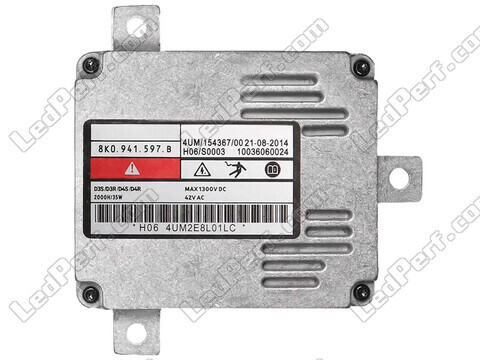 Front view of the Xenon ballast for Audi A3 8V