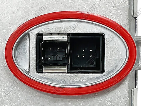 Zoom on the connector of the Xenon ballast for BMW Serie 3 (E92 E93)