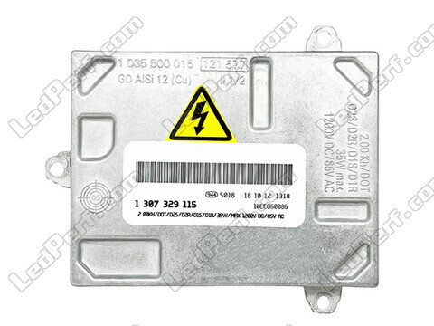 Front view of the Xenon ballast for Volvo C30