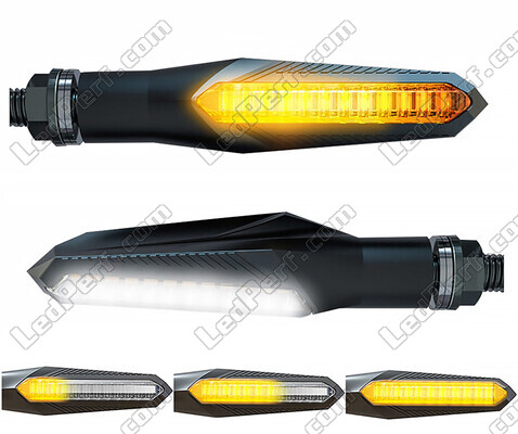 2-in-1 dynamic LED turn signals with integrated Daytime Running Light for Aprilia RXV-SXV 450