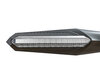 Front view of dynamic LED turn signals with Daytime Running Light for Moto-Guzzi Breva 1100 / 1200