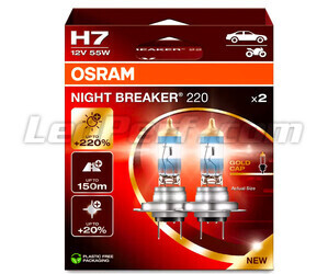 H7 OSRAM Night Breaker® 220 bulbs - 64210NB220-2HB - Duo box