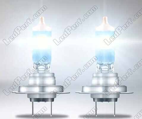 white lighting from the H7 OSRAM Night Breaker® 220 bulbs - 64210NB220-2HB