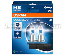 Pair of H8 Osram Cool Blue Intense bulbs - 64212CBN-2HB